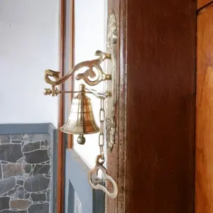 Bel Pintu Rumah Bel Pintu Pagar Bel Lonceng Kuningan Isi 1 Gold Brass