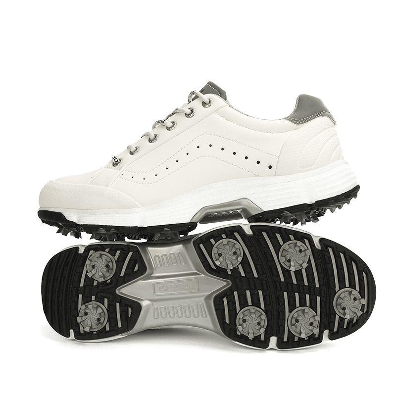 Product Introduction of Foreign Trade Low-Top Men's Golf Waterproof Sneakers Non-Slip plus Size with Studs Golf Sports Leisure Training Shoes Men's Xz25036 15