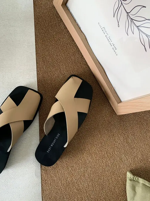 Twist Slide Sandals - Sandal Slip On - Eastmountside Wanita 4