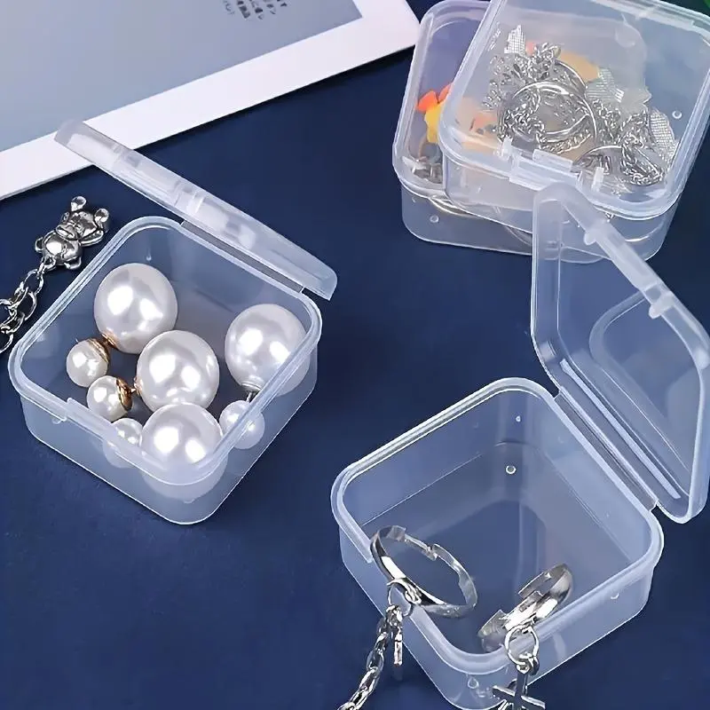 Clear Storage Container, 15pcs/set Portable Storage Box, Travel Storage Case for Beads, Sequins Jewelry and Other Small Items, Organiser 2
