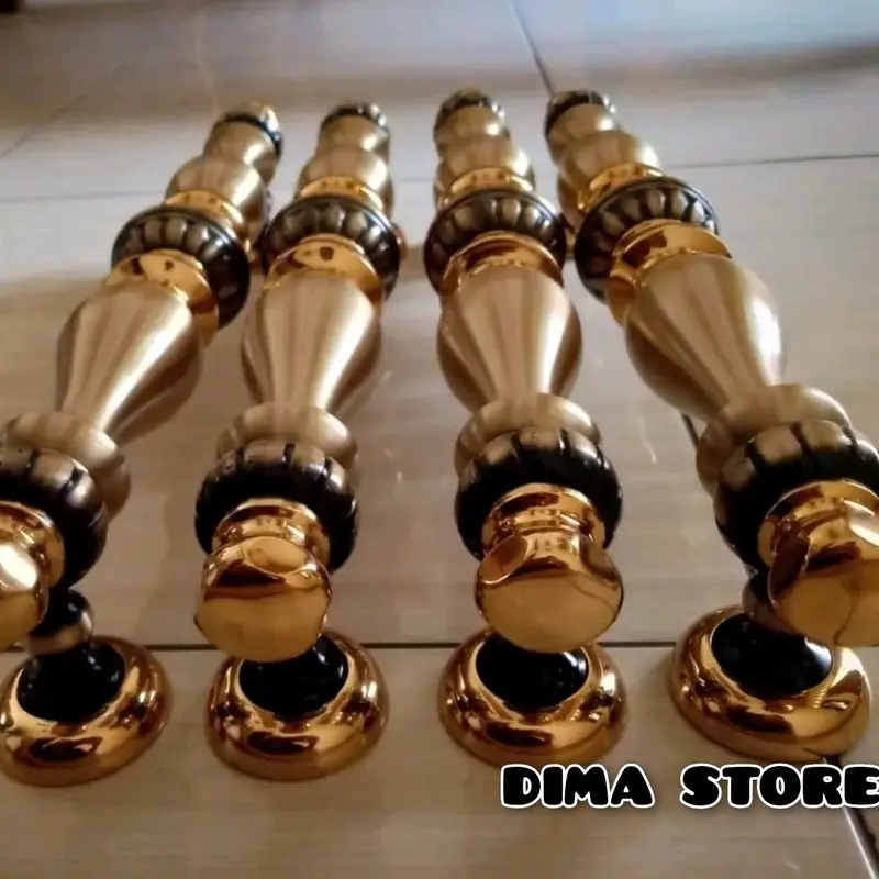 ( 4 pcs ) Termurah Handle Kuningan Cemara Bima Tarikan Pintu Kupu Tarung Antik Anti Karat 1