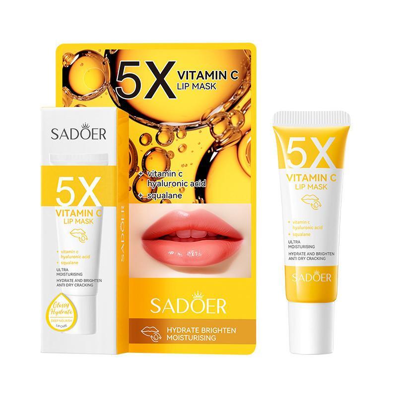 Lip Mask for Smoother Lips ,Pregnancy-Safe Lip Treatment,Travel-Size ...