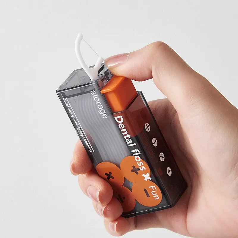 Hộp Đựng Chỉ Nha Khoa, Chứa 10 Chiếc Chỉ Nha Khoa, Tự Động Có Thể Nạp Lại, Chăm Sóc Răng Miệng, Chỉ Nha Khoa, Có Hộp Đựng