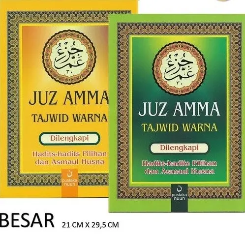 Juz Amma Jumbo Tajwid Warna Besar Dilengkapi Hadits hadits Pilihan A4