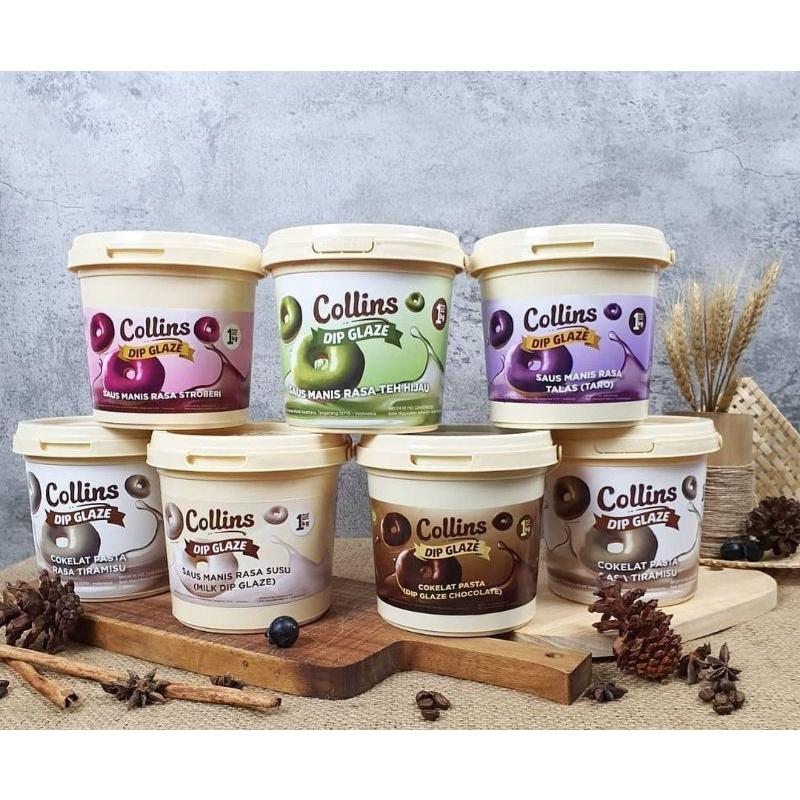 MEDAN Collins Dip Glaze Selai Topping Donut 1 Kg Semua Varian 0