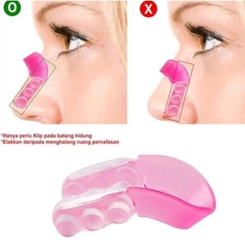 1PCS Alat Pemancung Hidung Alami Silicone Perawatan Kecantikan Nose Up Clipper Bentuk Mancung Bahan Karet Silikon A257 5