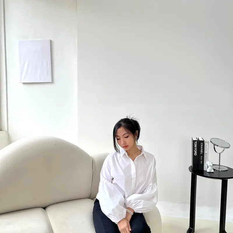 [FOYE] Kim Top / Kemeja Wanita / Atasan Wanita / Cotton Shirt 4