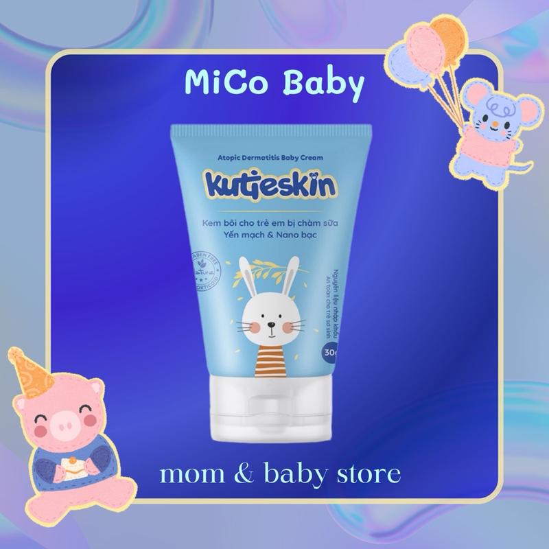 Kem bôi cho trẻ bị chàm sữa Kutieskin 30g Chính Hãng, an toàn cho bé từ sơ sinh kuti eskin 0
