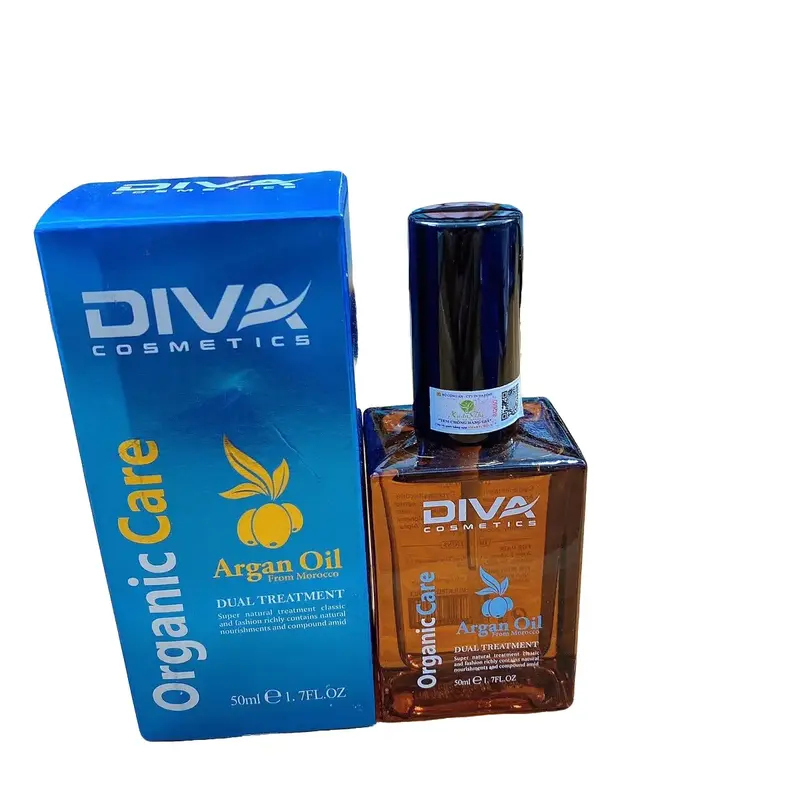 Tinh dầu dưỡng tóc uốn Diva Argan Oil 50ml chính hãng giữ nếp bóng mượt 1