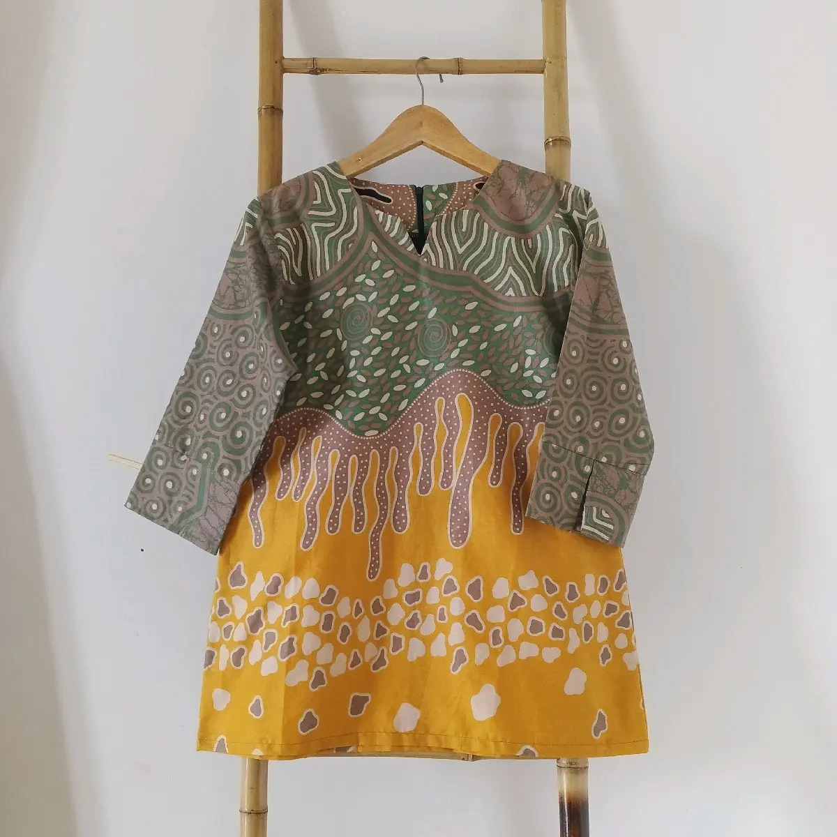 Blouse Batik Wanita Modern Atasan Baju Batik Kerja Kantor Katun