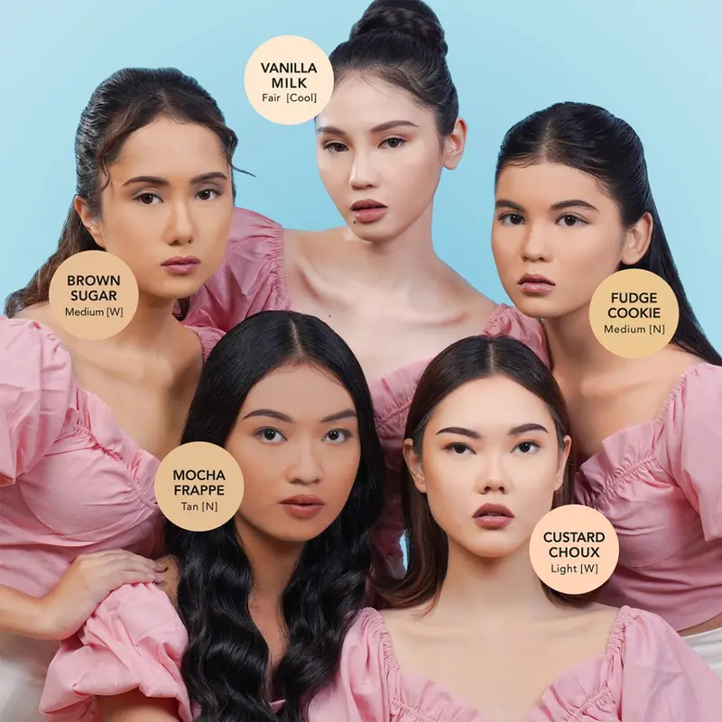 Sea Makeup Acne Cover & Smooth Two Way Cake Pressed Powder and Matte Bedak Padat Compact Powder Berjerawat Hitam 2