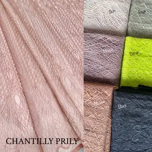 BROKAT CHANTILLY PRILLY 185854 LEBAR 2.5M X 1.5M Indonesia White