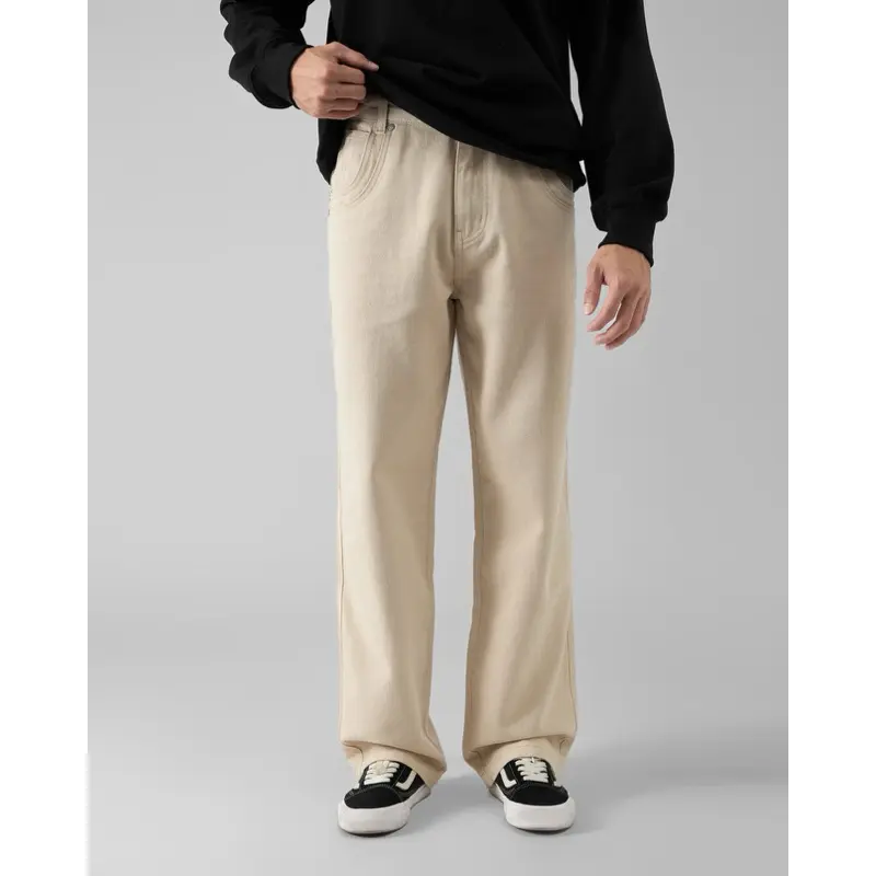 Quần RELAX Fit Pants màu BEIGE thiết kế thoải mái 0