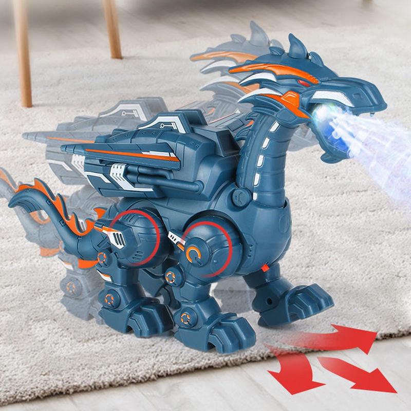 Electric Mechanical Dragon Toy, 1 Count Simulation Model Animal Toy, Creative Birthday and Holiday Gift Options 2