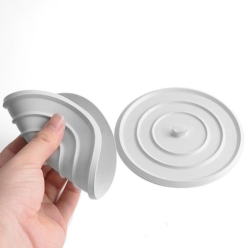 Product Introduction of Large Silicone Bathtub Stopper Leakage-proof Drain Cover Sink Hair Stopper Tub Flat Plug Stopper Bathroom Kitchen 11cm 4.3" 6