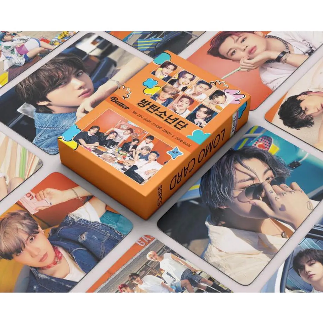 54pcs Photocard BTS Kartu Foto Lomo Card BUTTER PTD