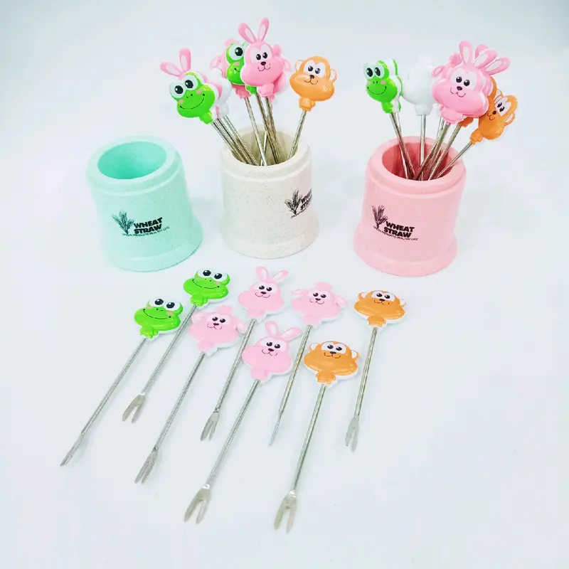 Tusuk Buah / Garpu Buah / Fruits Fork Karakter Animal 3