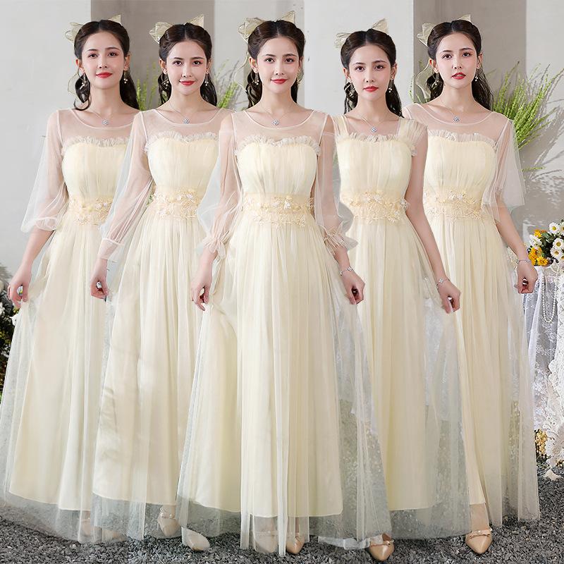 Product Introduction of Wanita Wedding Dress Bridesmaid Rok Fashion Perjamuan Flower Costume Elegant Maxi 27