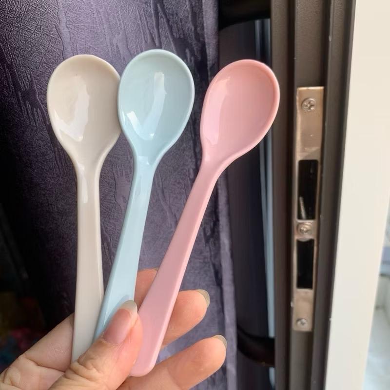 Set 2 thìa ăn dặm silicone siêu mềm cho bé