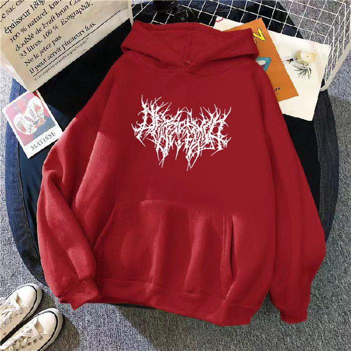 Product Introduction of 2023 Southeast Asia Hooded Sweater Women's Autumn New Korean Style Loose Women's Top Versatile Simple Student Fleece-lined 6
