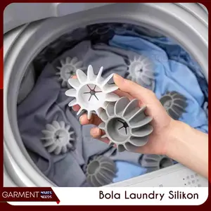 Silikon Bola Laundry Mesin Cuci Laundry Pakaian Perawatan Baju Celana Anti Kusut