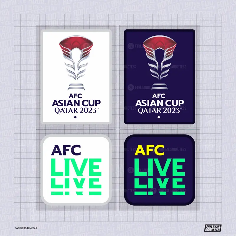 PATCH AFC ASIAN CUP QATAR 2023 + AFC LIVE 0