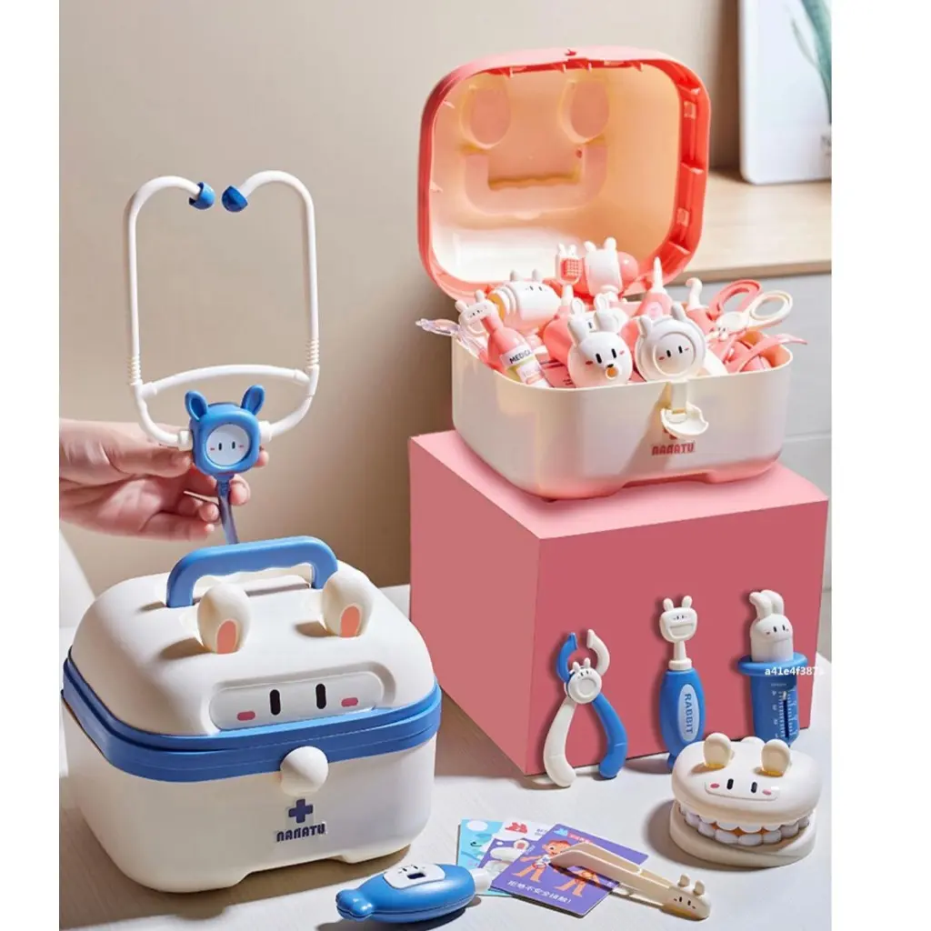 Đồ Chơi Bác Sĩ Cho Bé 36 Chi Tiết Nhập Vai Làm Bác Sĩ, Y Tá, Nha Sĩ Với Các Dụng Cụ Y Tế Như Thật Toy Câu Cá