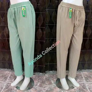 luna knit hornet // celana pensil wanita // Baggy pants