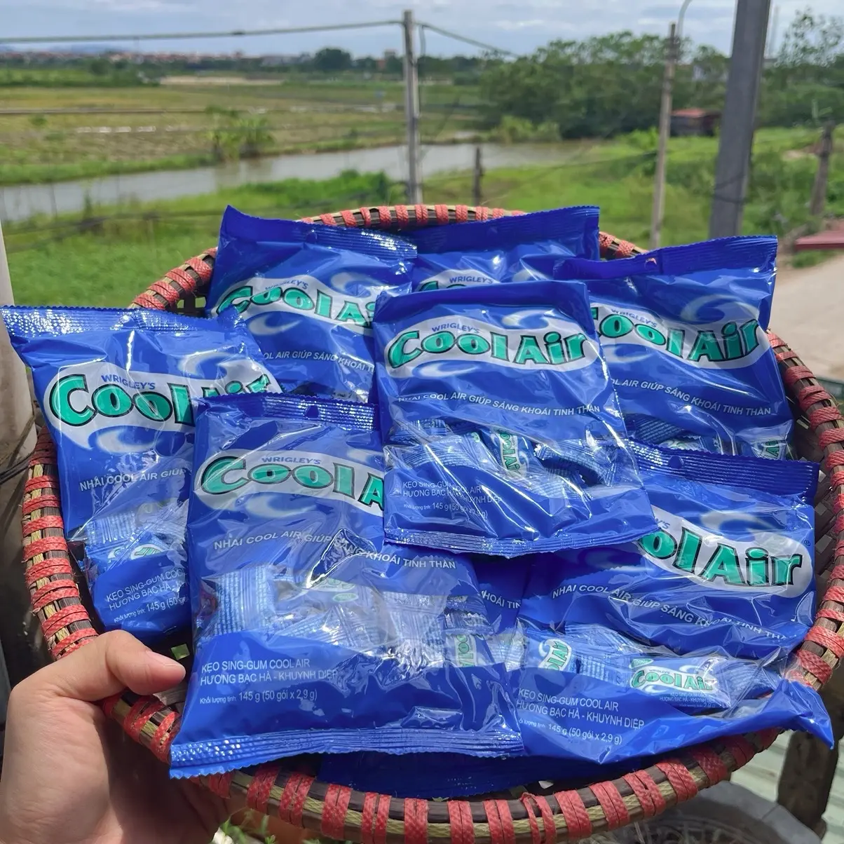 Kẹo Nhai Singum Cool Air Sảng Khoái Tinh Thần Candy - 1 Gói Ăn Vặt Food