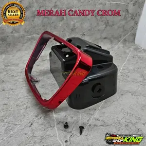 Batok Dan Ring Lampu Depan Rx King Oval Import Custom Warna Candy Bonus Baut 2pcs Motorcycle
