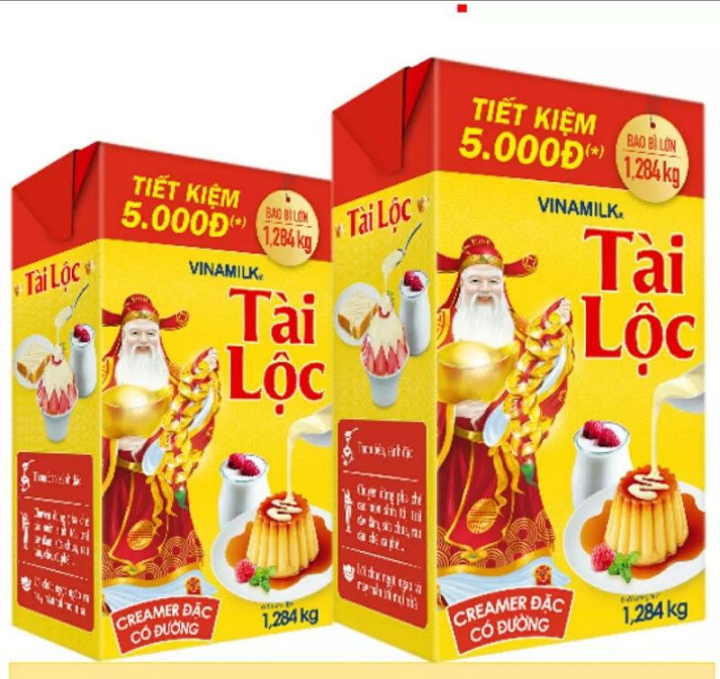 Sữa Đặc Vinamilk Tài Lộc 1.284kg Hộp Giấy – Thơm Béo Ngọt Dịu Pha Chế Ngon 