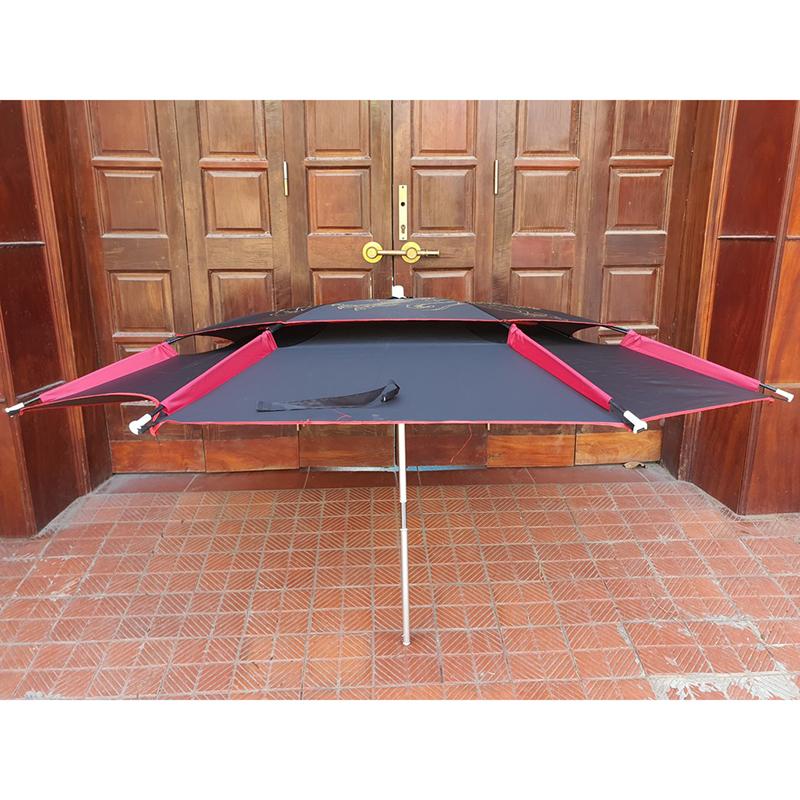 Ô Dù Câu Cá Dã Ngoại Kim Long 2 Tầng Thước 2m2- 2m4 Bền Bỉ 5
