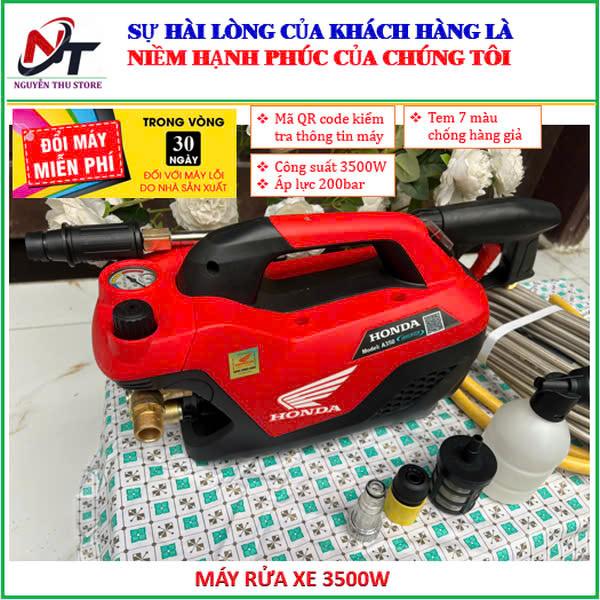 Máy rửa xe gia đình AP lưc cao 3500W, có nut chinh, công suất xuất 3500W