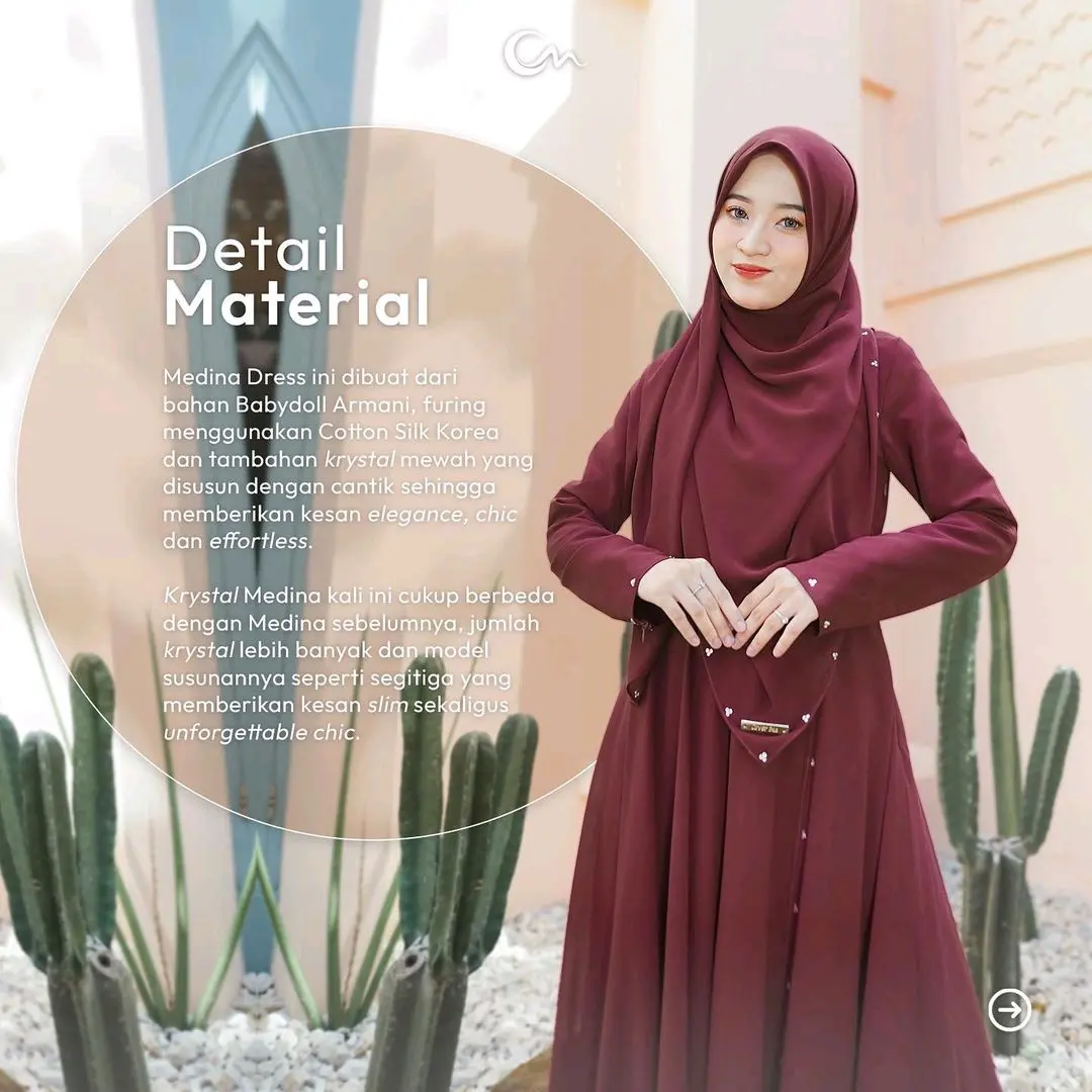 medina dress ori coverme