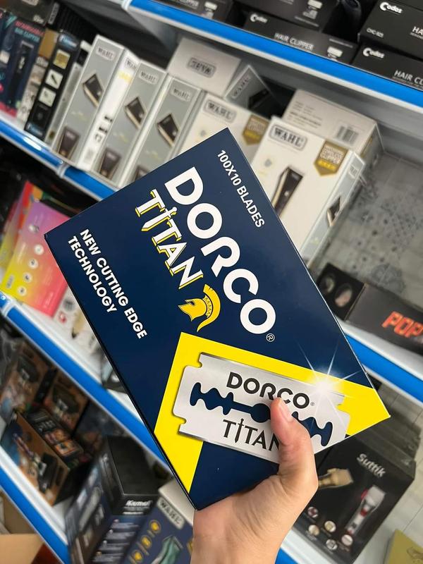 Dao lam dorco titan (vỹ 100 lưỡi) cạo râu