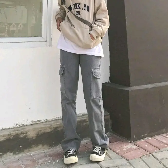 cargo jeans abu highwaist Polos 0