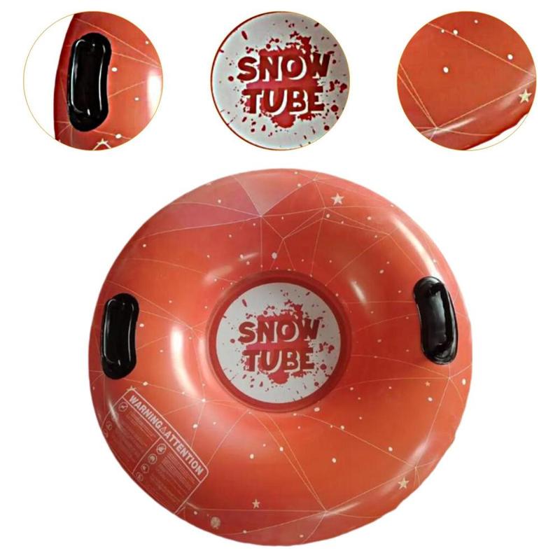 Product Introduction of Inflatable Snow Tube Children Skiing Tube Snow Toy 35 inch with Handles for Games Sledding Family Activities Xmas Winter Fun 1
