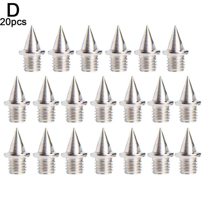 Product Introduction of 20pcs Track Field Shoe Spikes Running Shoe Nails Enhanced Grip Sports Accessories Pyramid X4R5 41