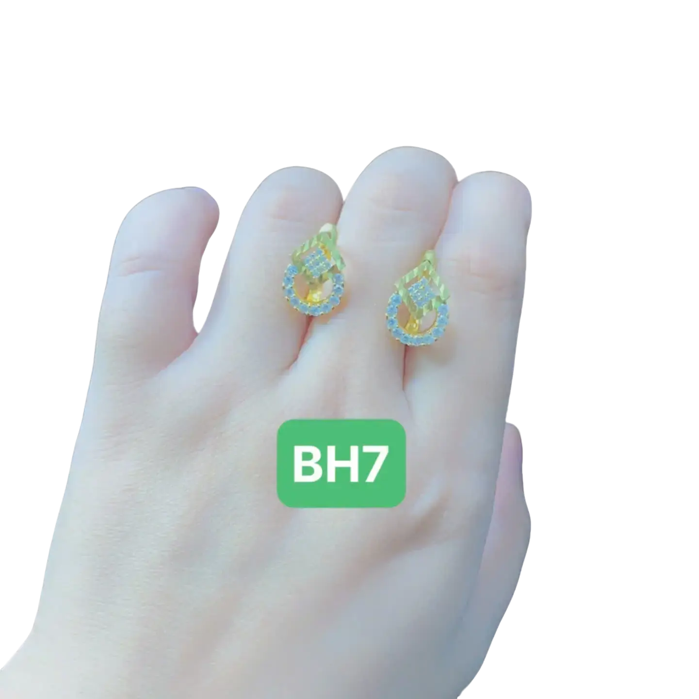 Mẫu Bông tai vàng hội BH7 Khóa dò gà | cao cấp Nữ
