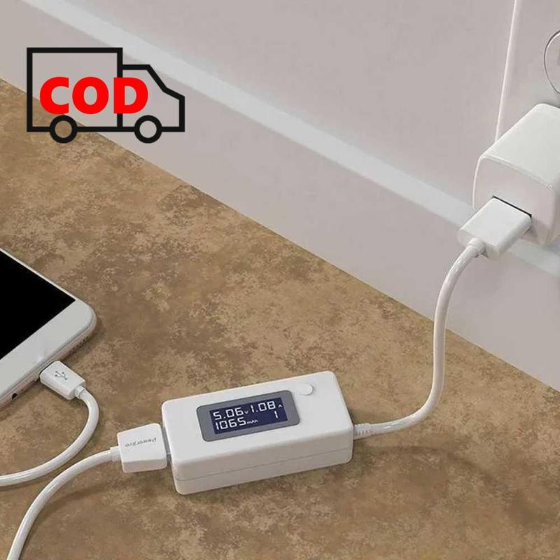 Product Introduction of Kabel Tester Voltase Arus Kapasitas mAh Baterai Powerbank Alat Cek Ampere Power Bank USB 30