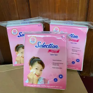 3 Pcs Kapas Selection Lapis Tipis 60gram Wajah