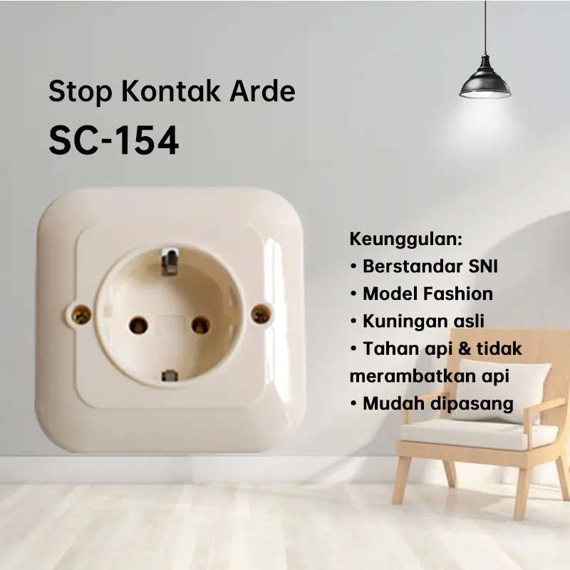 [HAO] Termurah SAKELAR IB MEREK CAHAYA SNI/SAKALAR INDOOR Harga termurah 6