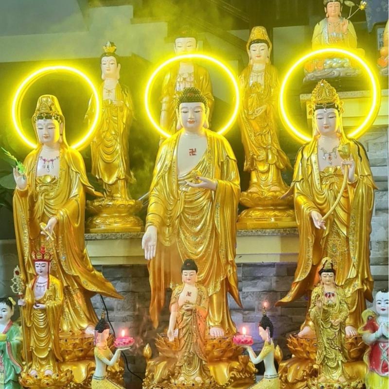 VÒNG ĐÈN HÀO QUANG NEON CAO CẤP PHẬT GIÁO & CÔNG GIÁO