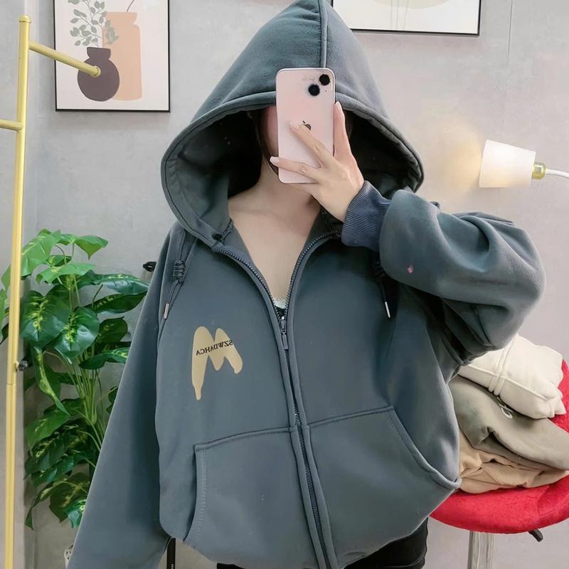 Áo Khoác Nhẹ Nữ Thời Trang Chống Nắng Giữ Ấm Khi Gió Lạnh Về Vải Nỉ Ngoại Cao Cấp Top Jacket Women 5