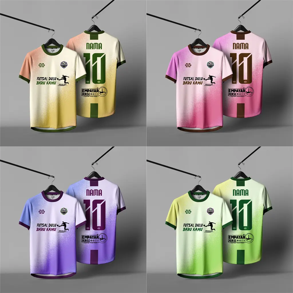 New Design Jerseys Free Custom Name and Number Bora Futsal Jerseys Cheap Jerseys Malaysia Team Outdoor Sports Jerseys Retro 3D