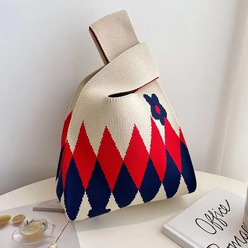 Tas Tangan Wanita\ Korean Bag Kekinian\ Tas Belanja Rajut 2