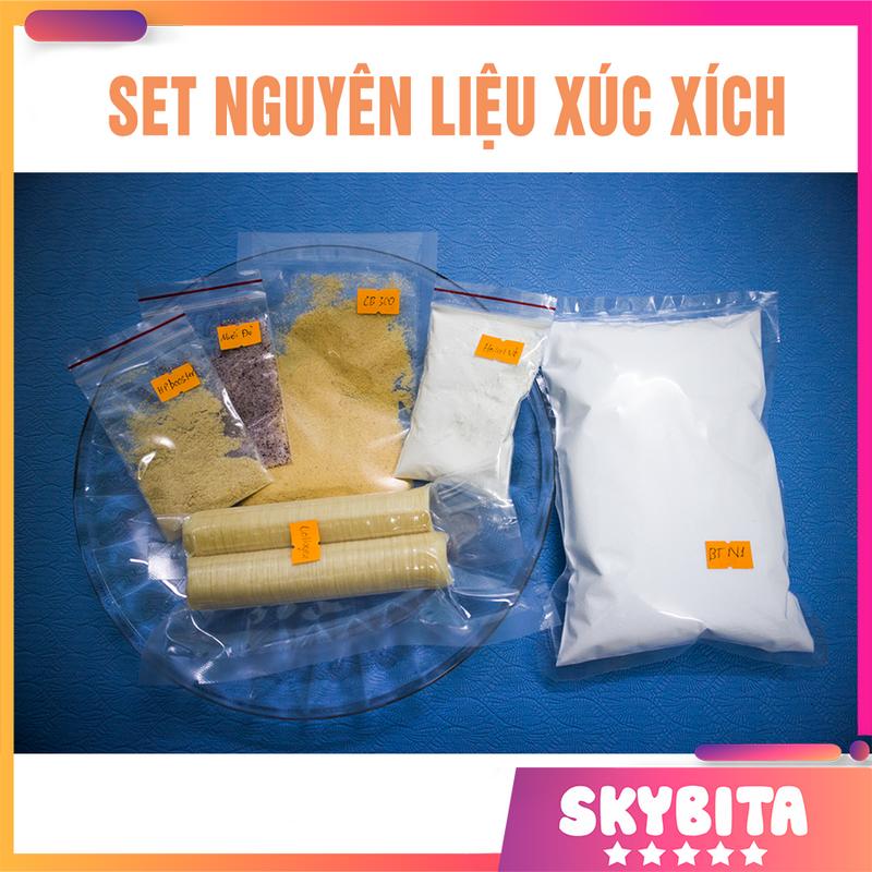 Set gia vị làm xúc xích công thức chuẩn cho 4kg xúc xích thành phẩm