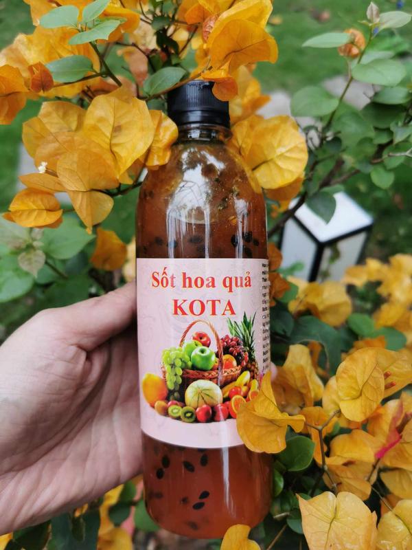  Siro hoa quả cô đặc thơm ngon  Chai 600g  