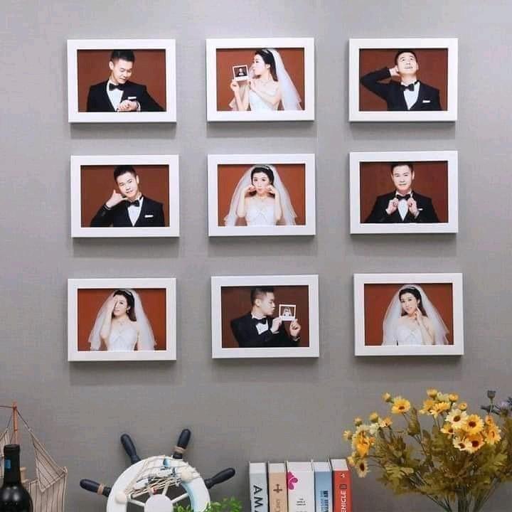 ComBo 10 Khung Ảnh Bộ 13×18 (Mặt Mica Mỏng) siêu đẹp - Hỗ trợ in ảnh và gửi ngoài [ Tặng đinh móc và chân chống] Decor Khung Tranh Decor Phòng Trang Trí Nhà Treo Tường Trang Trí