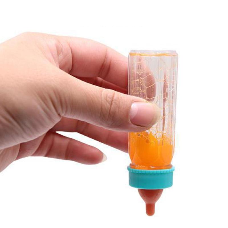 Anak Patung Lahir Semula, Bayi Maigic, Mainan Botol Penyusuan, Aksesori Susu Hilang Cecair Ajaib, Prop Mainan Hadiah Kanak-kanak, Botol Susu 4